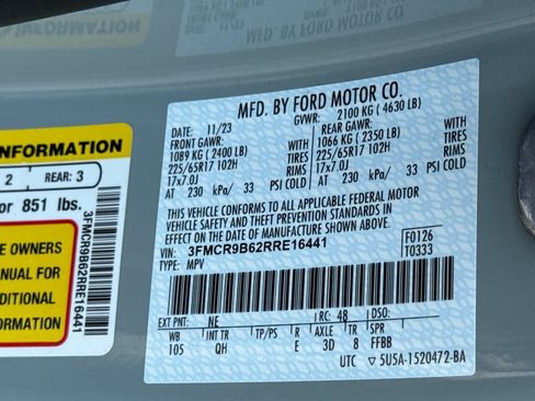 Used 2024 Ford Bronco Sport Big Bend w/ Convenience Package AWD/4WD image 31