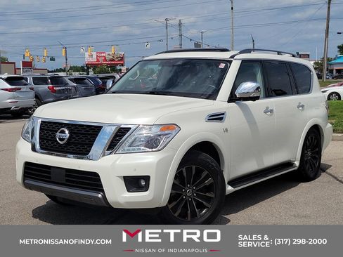 Used 2019 Nissan Armada Platinum w/ Captain's Chairs Package AWD/4WD image 1