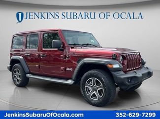 Used 2021 Jeep Wrangler Unlimited Sport w/ Sun And Sound Package AWD/4WD video 1