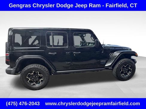 Used 2022 Jeep Wrangler Unlimited Rubicon 4xe w/ Steel Bumper Group AWD/4WD image 2