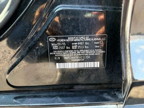 Used 2015 Hyundai Sonata Limited w/ Cargo Package FWD image 41