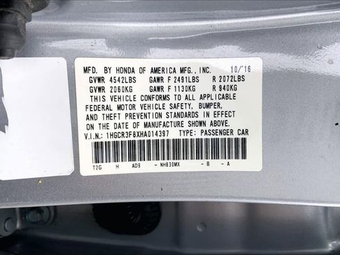 Used 2017 Honda Accord EX-L image 36