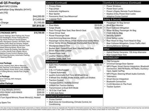 Used 2023 Audi Q5 Prestige w/ Prestige Package AWD/4WD image 3