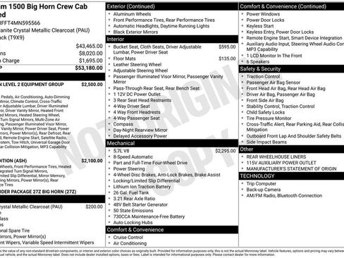 Used 2021 RAM 1500 Big Horn AWD/4WD image 6