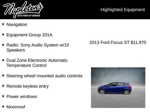 Used 2013 Ford Focus ST FWD image 3