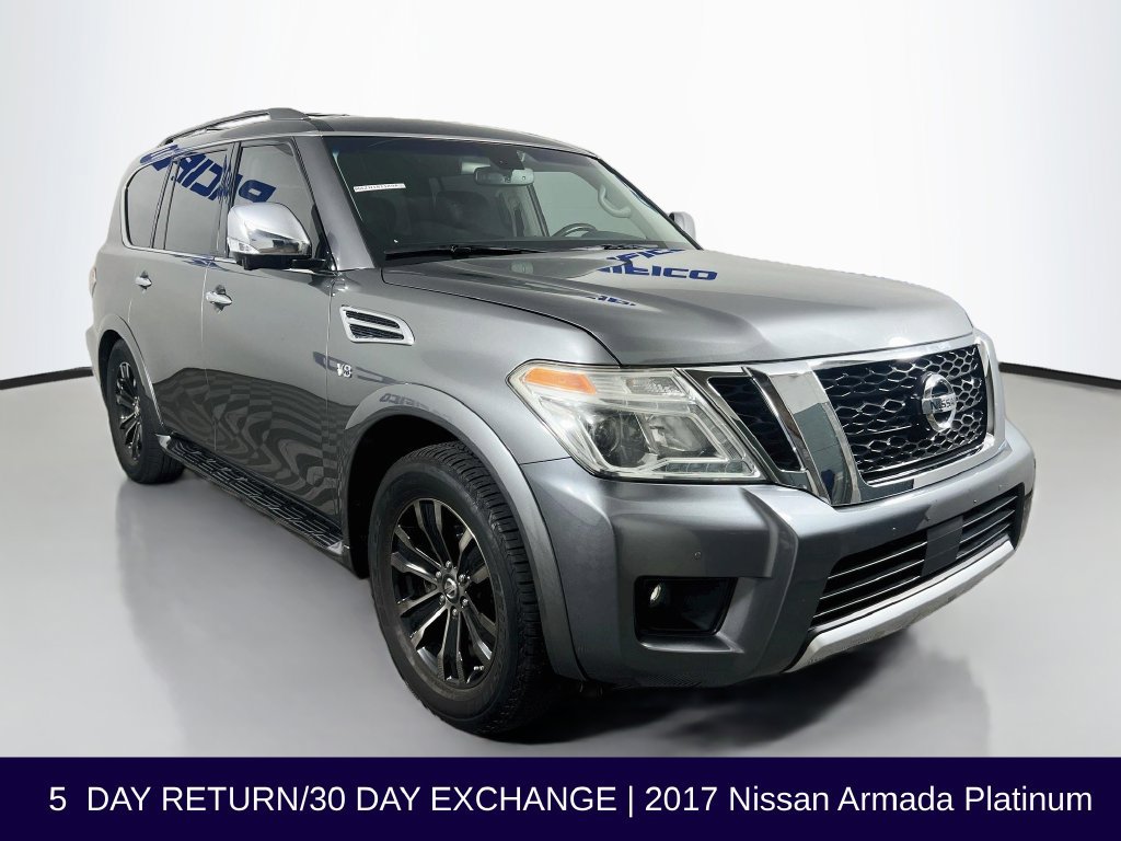 Used 2017 Nissan Armada Platinum w/ Interior Lighting Package AWD/4WD image 1