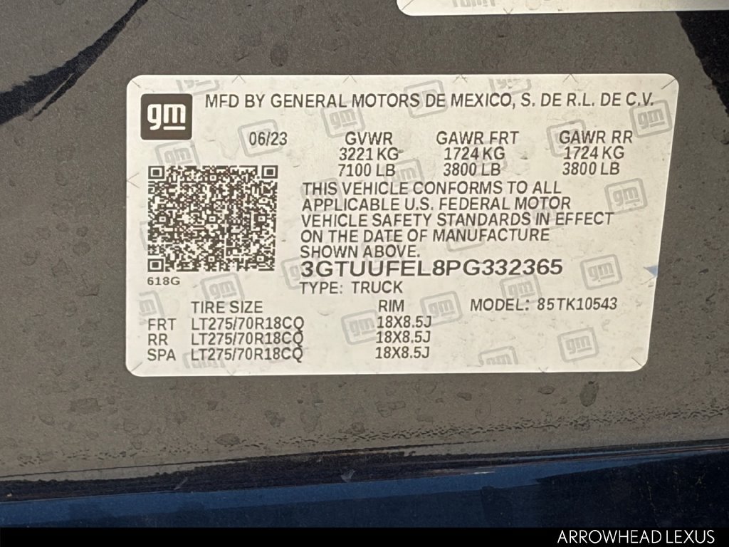 Used 2023 GMC Sierra 1500 AT4X AWD/4WD image 34