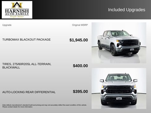 Used 2025 Chevrolet Silverado 1500 Custom w/ Turbomax Blackout Package image 4