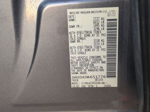 Used 2022 Nissan Frontier S w/ Technology Package image 33