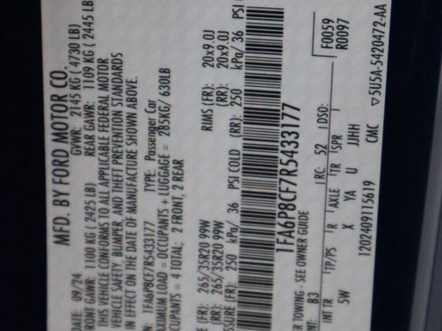 Certified 2024 Ford Mustang GT Premium image 27