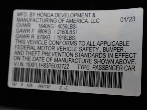 Used 2023 Honda Civic Sport Touring image 33
