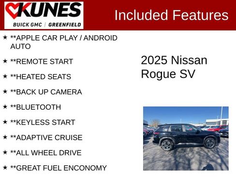 Used 2025 Nissan Rogue SV image 2