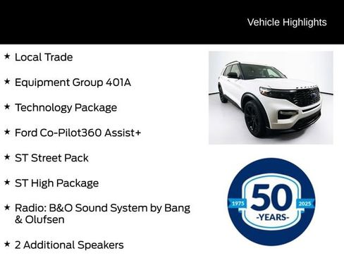 Certified 2022 Ford Explorer ST w/ Equipment Group 401A image 6