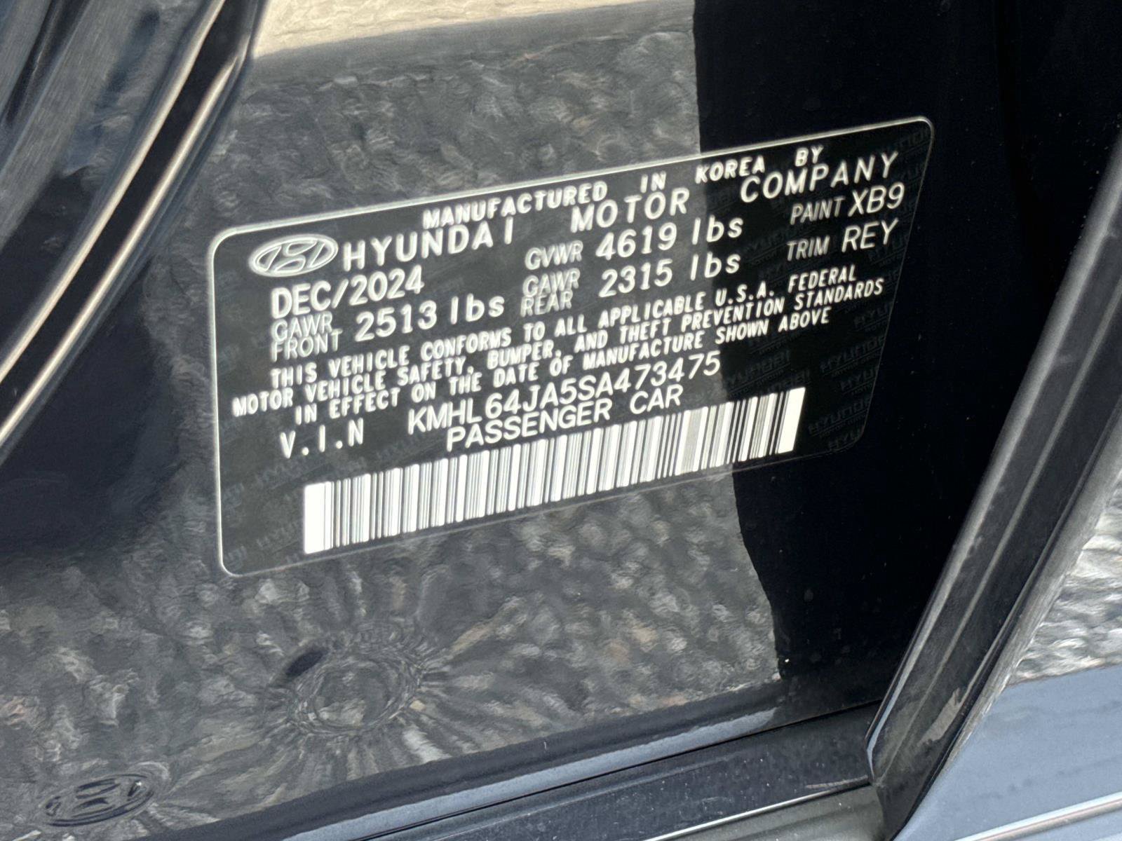 Certified 2025 Hyundai Sonata SEL AWD/4WD image 31