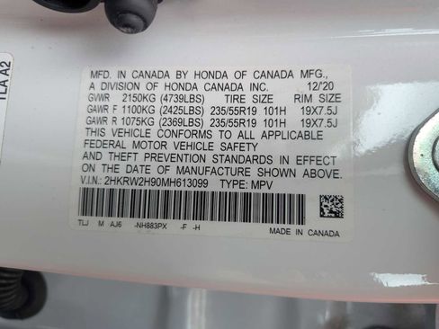 Used 2021 Honda CR-V Touring image 38