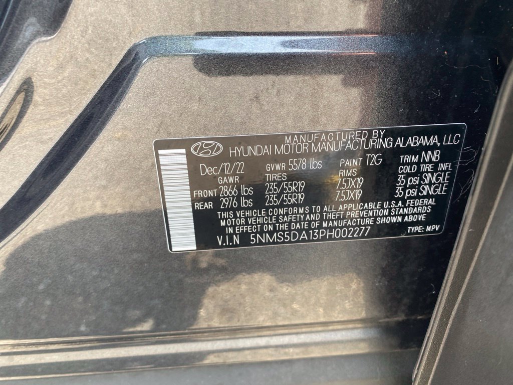 Certified 2023 Hyundai Santa Fe Limited w/ Cargo Package AWD/4WD image 25