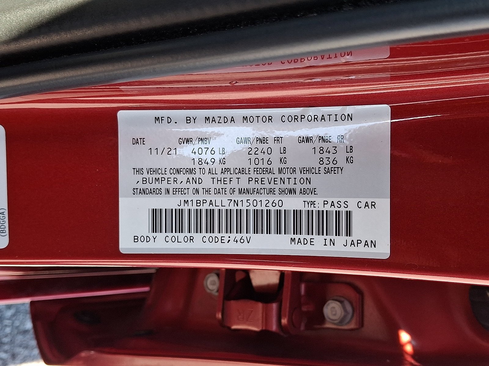 Certified 2022 MAZDA MAZDA3 s FWD image 26