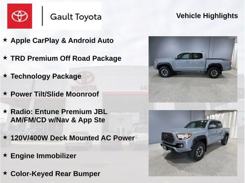 Used 2021 Toyota Tacoma TRD Off-Road w/ TRD Premium Off Road Package AWD/4WD image 4