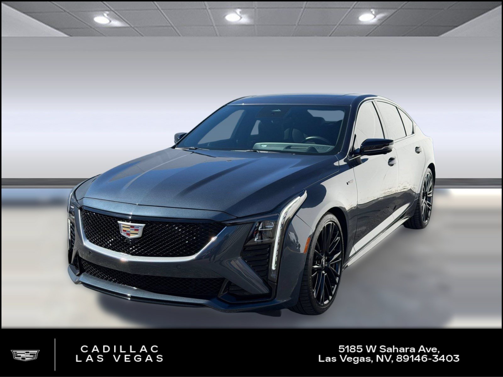 Used 2025 Cadillac CT5 V w/ LPO, ONYX Package RWD image 1
