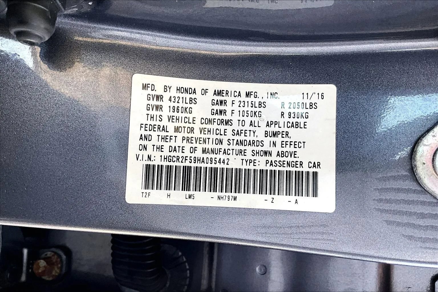 Used 2017 Honda Accord Sport image 16