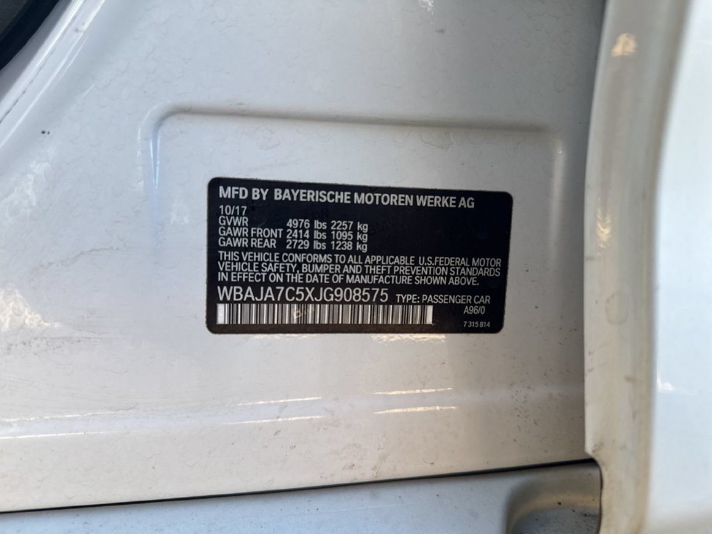Used 2018 BMW 530i xDrive AWD/4WD image 17