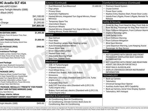 Used 2023 GMC Acadia SLT w/ Elevation Edition image 11