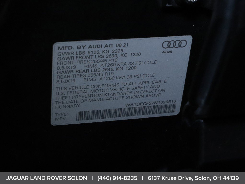 Used 2022 Audi Q3 2.0T Premium w/ Black Optic Sport Package AWD/4WD image 47