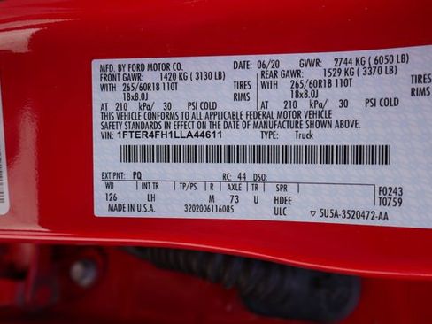 Used 2020 Ford Ranger XLT w/ Equipment Group 302A Luxury AWD/4WD image 27