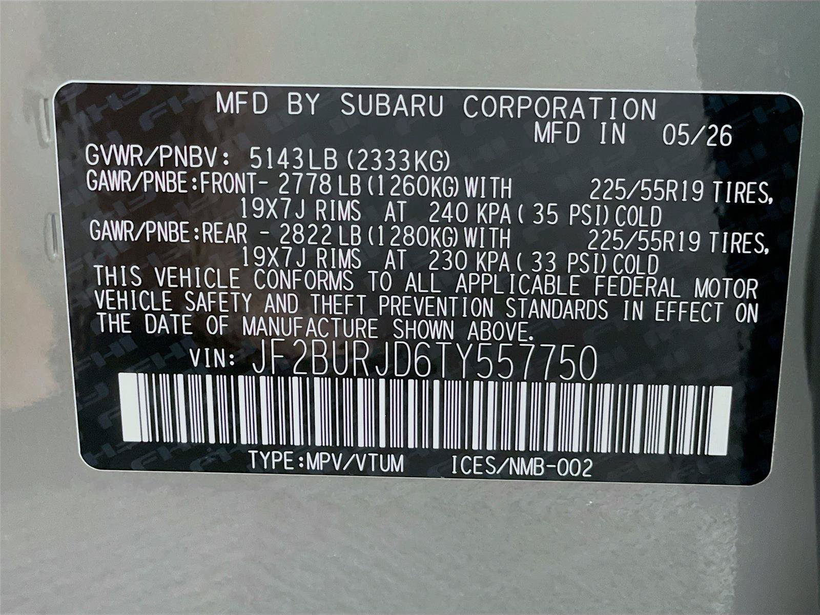 New 2026 Subaru Outback Touring XT AWD/4WD image 25