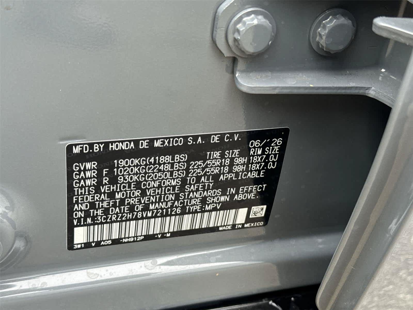 Used 2027 Honda HR-V EX-L image 31