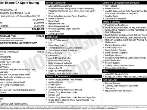 Used 2025 Buick Encore GX Sport Touring w/ Comfort Package FWD image 34