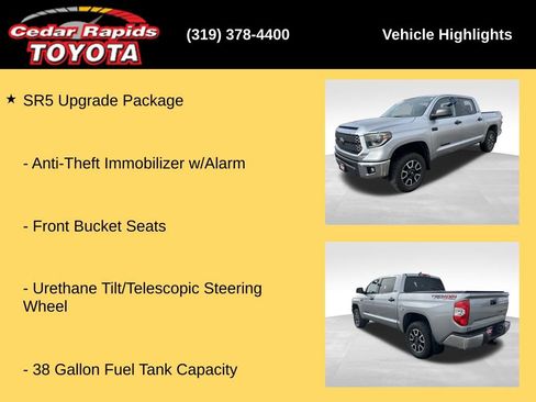 Used 2020 Toyota Tundra SR5 w/ TRD Off-Road Plus Package image 40