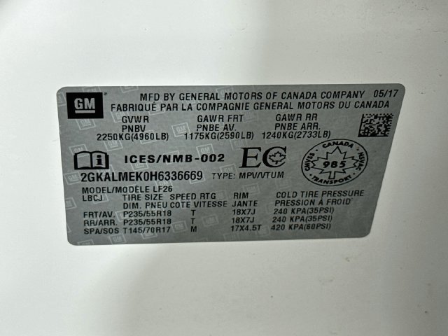 Used 2017 GMC Terrain SLE FWD image 36