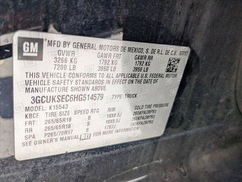 Used 2017 Chevrolet Silverado 1500 LTZ Z71 w/ LTZ Plus Package AWD/4WD image 20