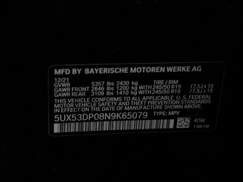 Used 2022 BMW X3 xDrive30i w/ Premium Package 2 image 23