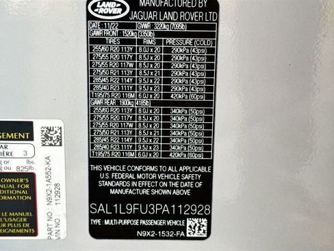 Used 2023 Land Rover Range Rover Sport SE Dynamic AWD/4WD image 35