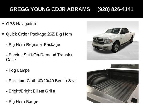 Used 2015 RAM 1500 Big Horn AWD/4WD image 7