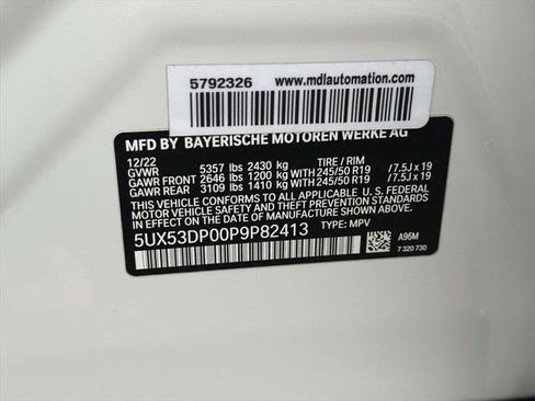 Used 2023 BMW X3 xDrive30i w/ Premium Package image 35