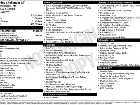 Used 2020 Dodge Challenger GT w/ Blacktop Package image 2