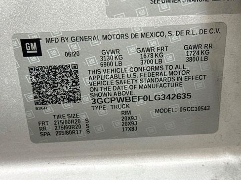 Used 2020 Chevrolet Silverado 1500 Custom w/ Custom Value Package RWD image 12