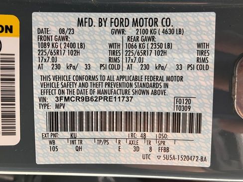 Used 2023 Ford Bronco Sport Big Bend w/ Convenience Package AWD/4WD image 32