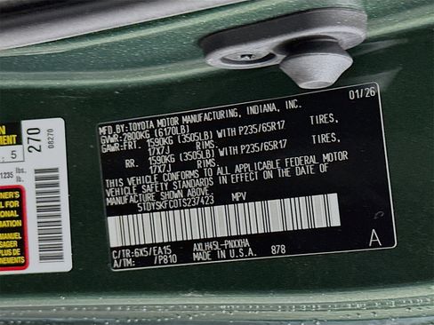 New 2026 Toyota Sienna XLE image 35