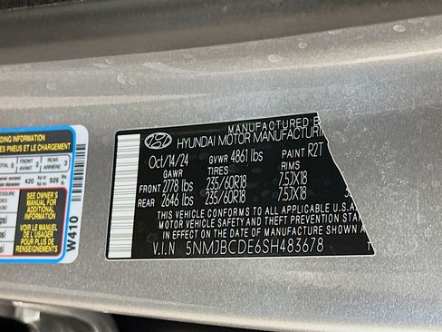 Used 2025 Hyundai Tucson SEL AWD/4WD image 12