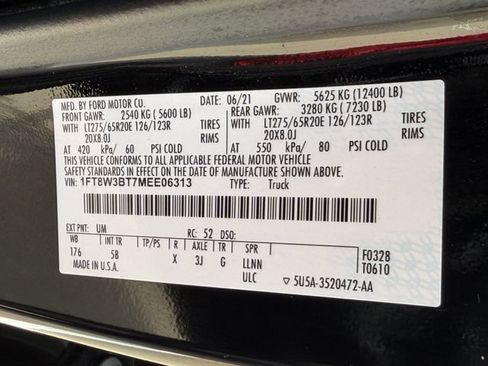 Used 2021 Ford F350 Lariat w/ Lariat Ultimate Package AWD/4WD image 29