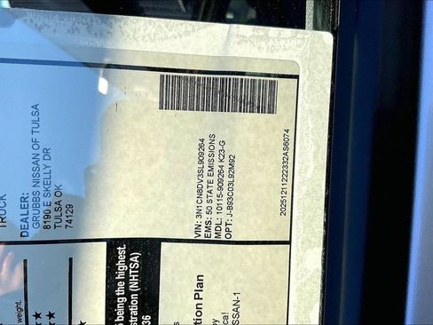 New 2025 Nissan Versa S w/ Trunk Package image 41