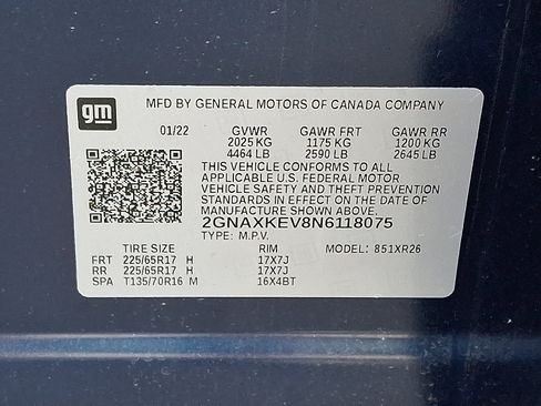 Used 2022 Chevrolet Equinox LT FWD image 27