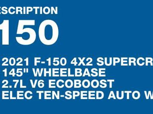 Used 2021 Ford F150 w/ Sport Appearance Package w/ Equipment Group 302A High RWD image 96
