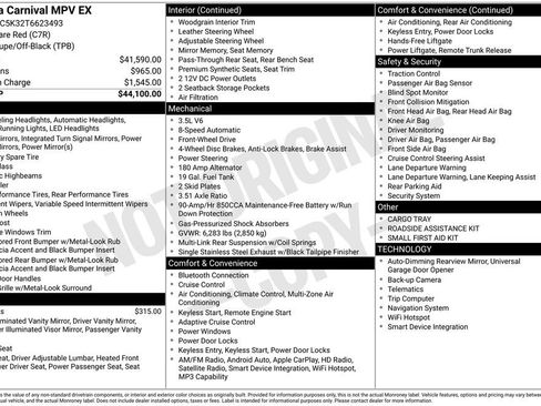 New 2026 Kia Carnival EX FWD image 32