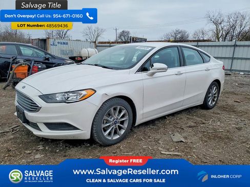 Used 2017 Ford Fusion SE w/ Fusion SE Technology Package image 1