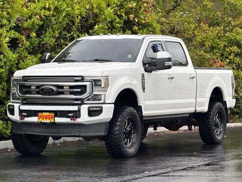 Used 2021 Ford F350 Platinum w/ FX4 Off-Road Package AWD/4WD image 8